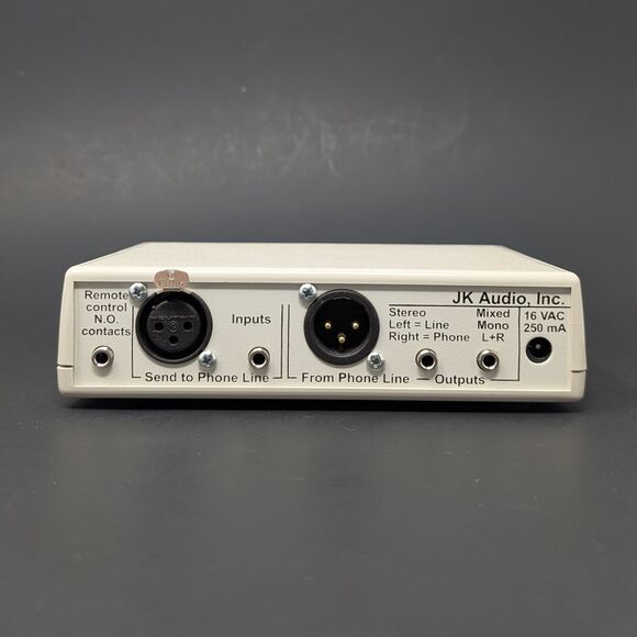 JK Audio Inline Patch Telephone Audio Interface With AC Adapter Great Condition - Picture 3 of 10